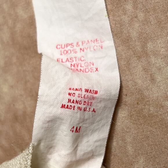 Vintage 80s Backless Young Smoothie Floral Lace Corset Bustier Top Lingerie - Picture 5 of 6